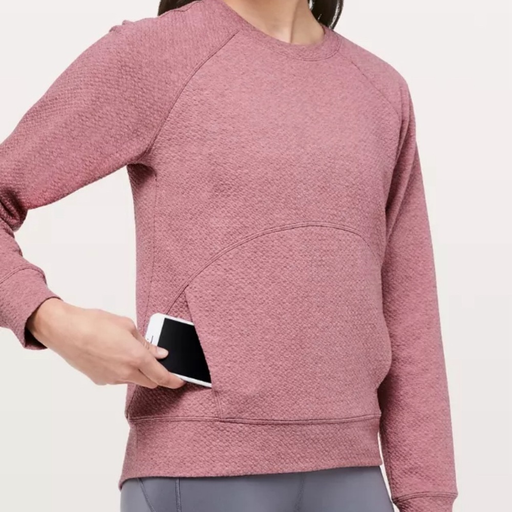 Lululemon Reversible Crew Sweatshirt, sz S